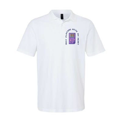 Quit Playing With My Heart Retro Video Game Polo