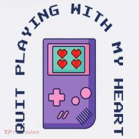 Quit Playing With My Heart Retro Video Game Magnet