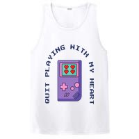 Quit Playing With My Heart Retro Video Game PosiCharge Competitor Tank