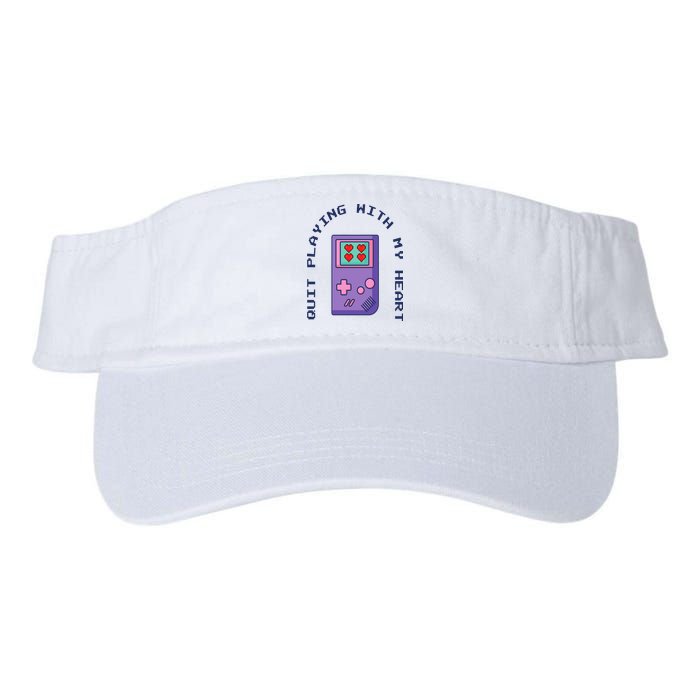 Quit Playing With My Heart Retro Video Game Visor