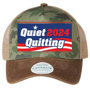 Quiet Quitting 24 Legacy Tie Dye Trucker Hat