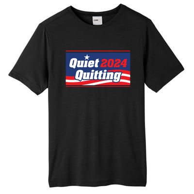 Quiet Quitting 24 Tall Fusion ChromaSoft Performance T-Shirt