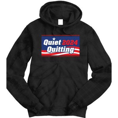 Quiet Quitting 24 Tie Dye Hoodie