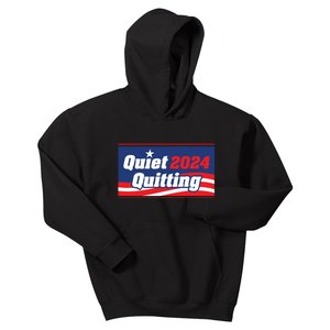 Quiet Quitting 24 Kids Hoodie