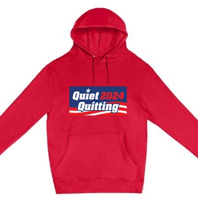 Quiet Quitting 24 Premium Pullover Hoodie