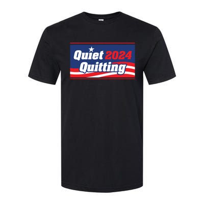 Quiet Quitting 24 Softstyle® CVC T-Shirt