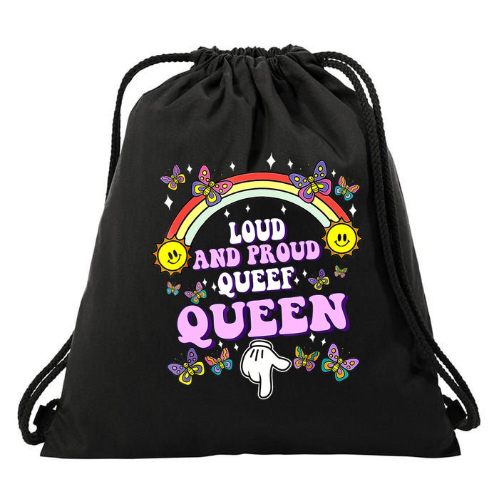 Queef Queen Embarrassing Queefed Inappropriate Queefing  Drawstring Bag