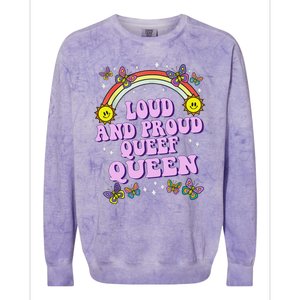 Queef Queen Embarrassing Queefed Inappropriate Queefing Colorblast Crewneck Sweatshirt