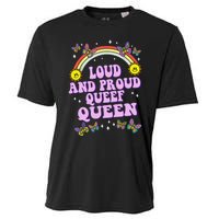 Queef Queen Embarrassing Queefed Inappropriate Queefing Cooling Performance Crew T-Shirt