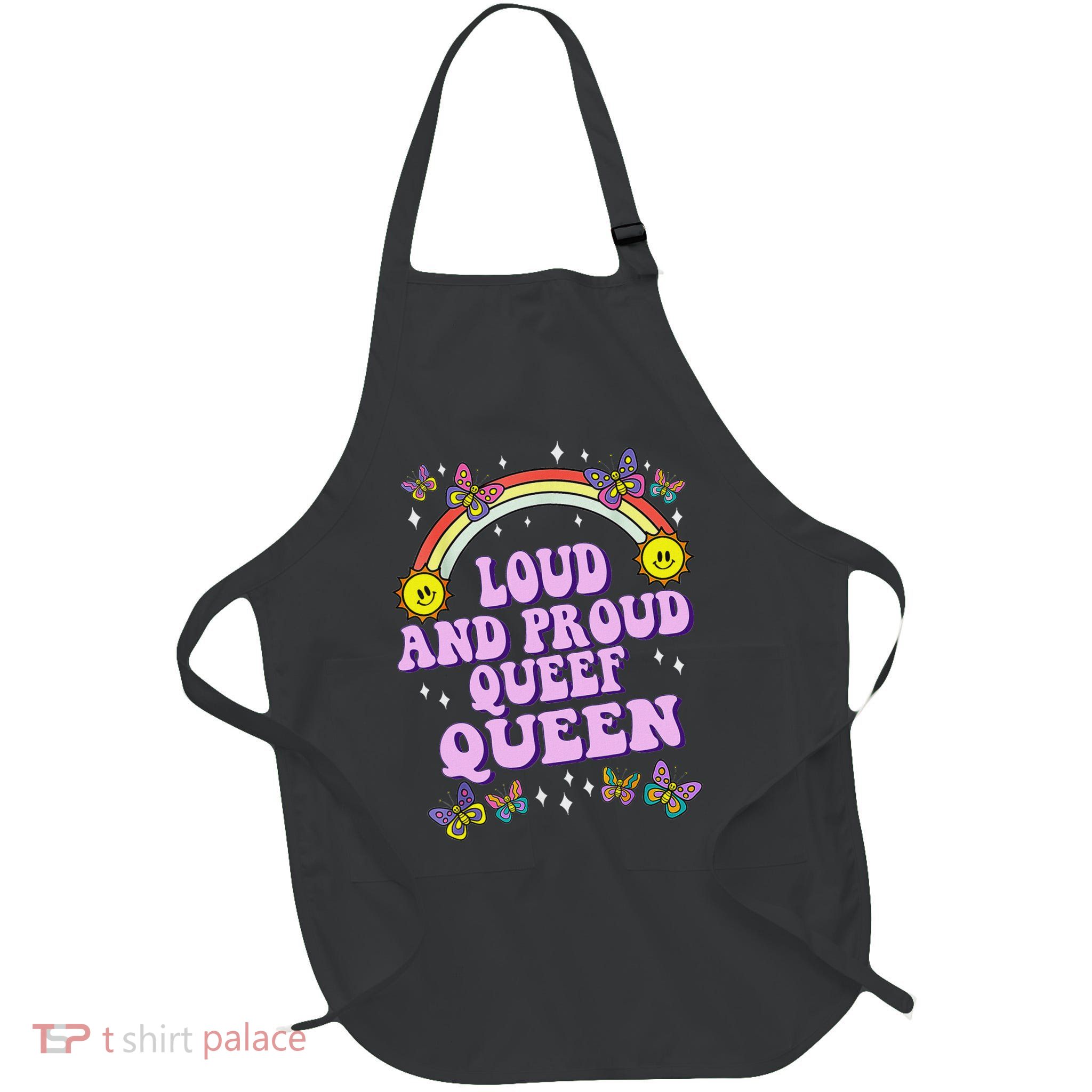 Queef Queen Embarrassing Queefed Inappropriate Queefing Full-Length Apron With Pockets