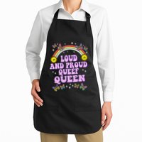 Queef Queen Embarrassing Queefed Inappropriate Queefing Full-Length Apron With Pockets