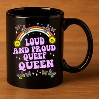 Queef Queen Embarrassing Queefed Inappropriate Queefing 11oz C Handle Ceramic Mug
