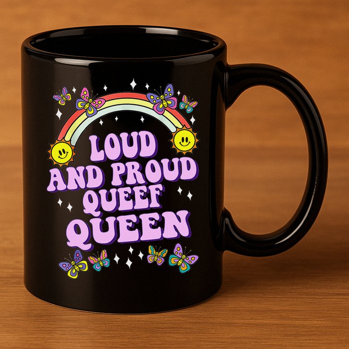 Queef Queen Embarrassing Queefed Inappropriate Queefing 11oz C Handle Ceramic Mug