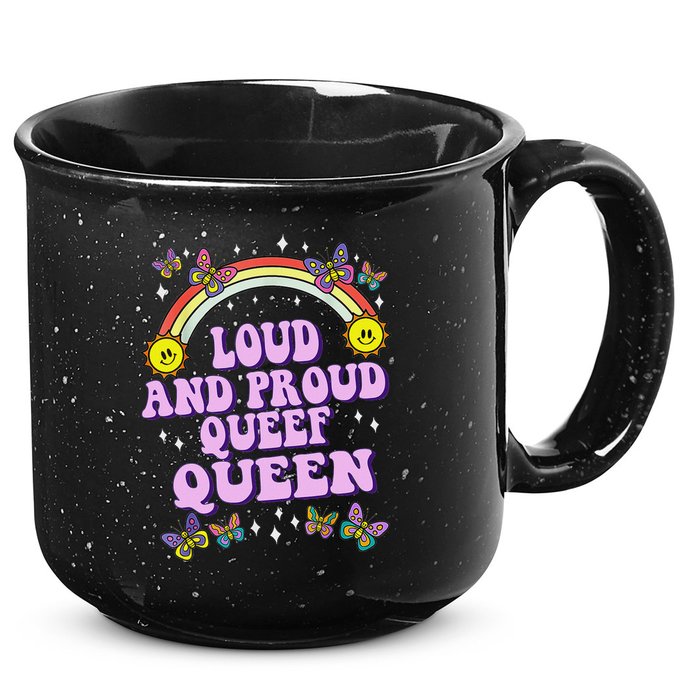Queef Queen Embarrassing Queefed Inappropriate Queefing 15oz Campfire Ceramic Mug