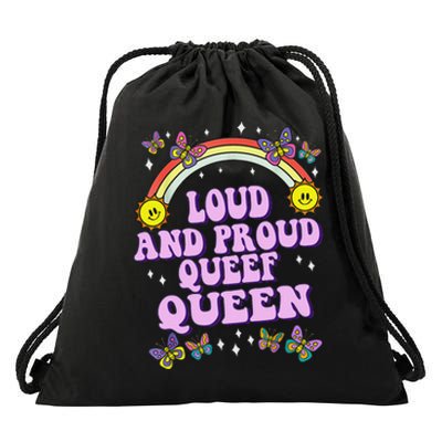 Queef Queen Embarrassing Queefed Inappropriate Queefing Drawstring Bag