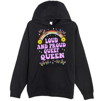 Queef Queen Embarrassing Queefed Inappropriate Queefing Premium Pullover Hoodie