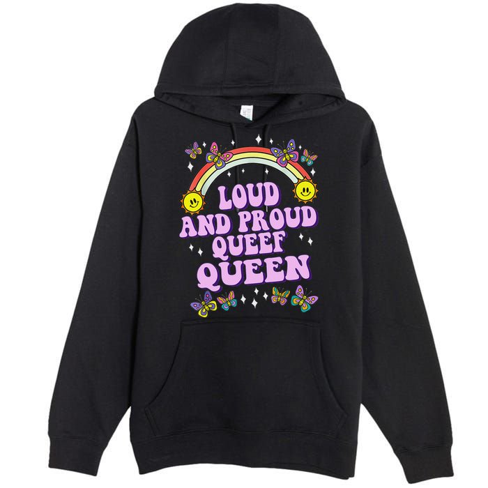 Queef Queen Embarrassing Queefed Inappropriate Queefing Premium Pullover Hoodie