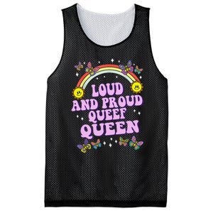 Queef Queen Embarrassing Queefed Inappropriate Queefing Mesh Reversible Basketball Jersey Tank