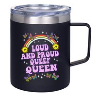 Queef Queen Embarrassing Queefed Inappropriate Queefing 12oz Stainless Steel Coffee Mug