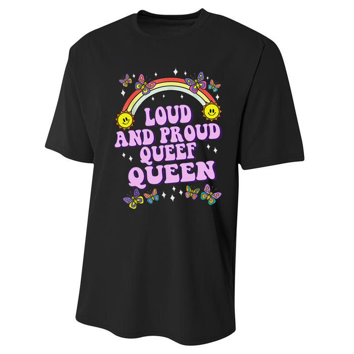 Queef Queen Embarrassing Queefed Inappropriate Queefing Performance Sprint T-Shirt