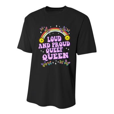 Queef Queen Embarrassing Queefed Inappropriate Queefing Youth Performance Sprint T-Shirt