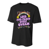 Queef Queen Embarrassing Queefed Inappropriate Queefing Youth Performance Sprint T-Shirt