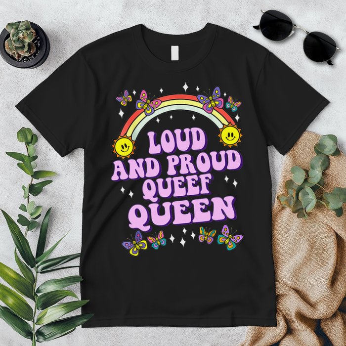 Queef Queen Embarrassing Queefed Inappropriate Queefing Premium T-Shirt
