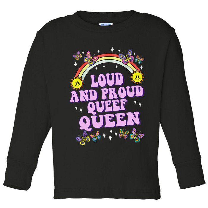 Queef Queen Embarrassing Queefed Inappropriate Queefing Toddler Long Sleeve Shirt