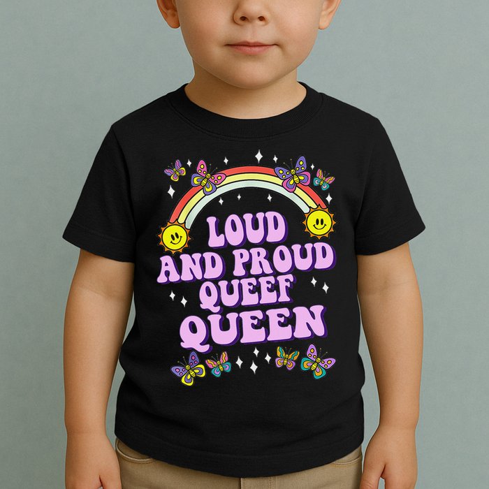 Queef Queen Embarrassing Queefed Inappropriate Queefing Toddler T-Shirt