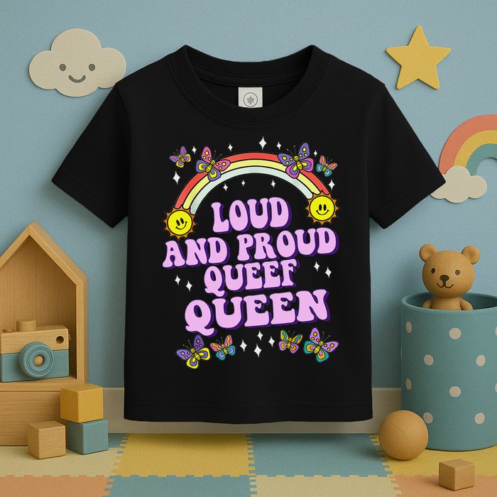 Queef Queen Embarrassing Queefed Inappropriate Queefing Toddler T-Shirt