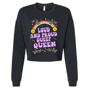 Queef Queen Embarrassing Queefed Inappropriate Queefing Cropped Pullover Crew