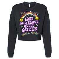Queef Queen Embarrassing Queefed Inappropriate Queefing Cropped Pullover Crew