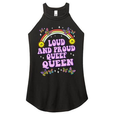 Queef Queen Embarrassing Queefed Inappropriate Queefing Women's Perfect Tri Rocker Tank