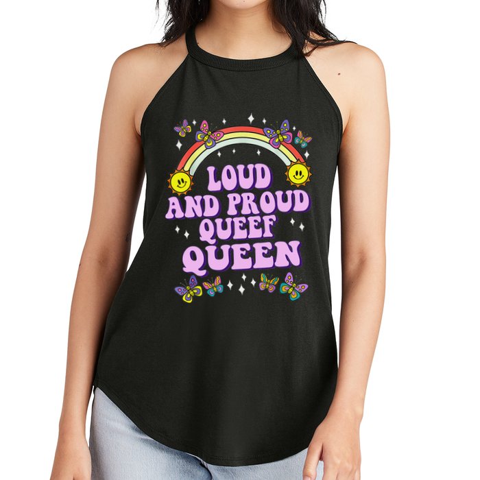 Queef Queen Embarrassing Queefed Inappropriate Queefing Women's Perfect Tri Rocker Tank