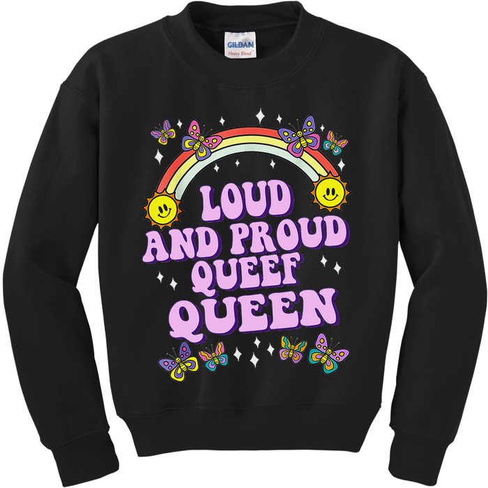 Queef Queen Embarrassing Queefed Inappropriate Queefing Kids Sweatshirt