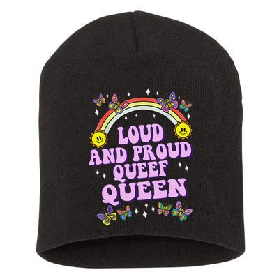 Queef Queen Embarrassing Queefed Inappropriate Queefing Short Acrylic Beanie