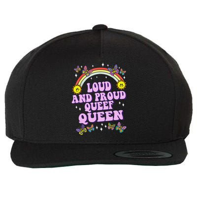 Queef Queen Embarrassing Queefed Inappropriate Queefing Wool Snapback Cap