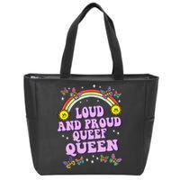 Queef Queen Embarrassing Queefed Inappropriate Queefing Zip Tote Bag