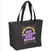 Queef Queen Embarrassing Queefed Inappropriate Queefing Zip Tote Bag