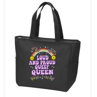 Queef Queen Embarrassing Queefed Inappropriate Queefing Zip Tote Bag
