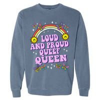 Queef Queen Embarrassing Queefed Inappropriate Queefing Garment-Dyed Sweatshirt