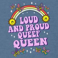 Queef Queen Embarrassing Queefed Inappropriate Queefing Garment-Dyed Sweatshirt