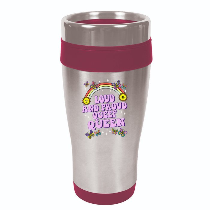 Queef Queen Embarrassing Queefed Inappropriate Queefing 16oz Travel Tumbler