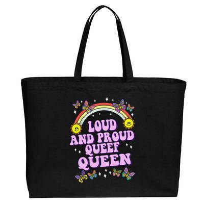 Queef Queen Embarrassing Queefed Inappropriate Queefing Cotton Canvas Jumbo Tote