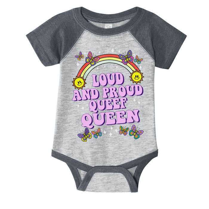 Queef Queen Embarrassing Queefed Inappropriate Queefing Infant Baby Jersey Bodysuit