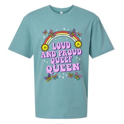 Queef Queen Embarrassing Queefed Inappropriate Queefing Sueded Cloud Jersey T-Shirt