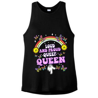 Queef Queen Embarrassing Queefed Inappropriate Queefing Ladies PosiCharge Tri-Blend Wicking Tank