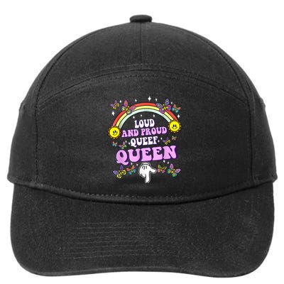 Queef Queen Embarrassing Queefed Inappropriate Queefing 7-Panel Snapback Hat