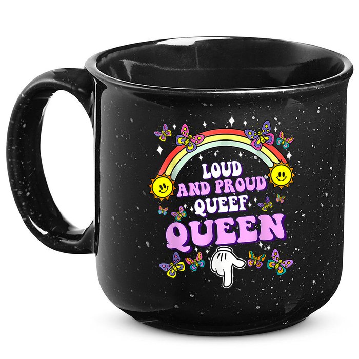 Queef Queen Embarrassing Queefed Inappropriate Queefing 15oz Campfire Ceramic Mug