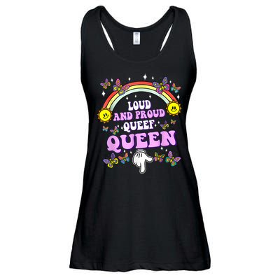 Queef Queen Embarrassing Queefed Inappropriate Queefing Ladies Essential Flowy Tank